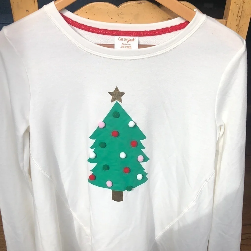 GIRLS Christmas Tunic Tee NWT Girls XL